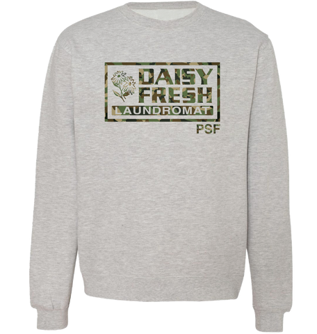 Daisy Fresh Camo Lightweight Crewneck Sweatshirt